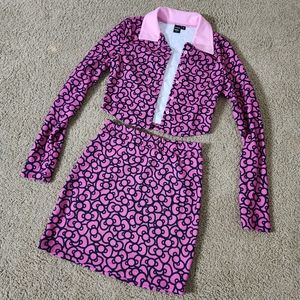 SHEIN x Hello Kitty Co-Ord Pink Bow Set